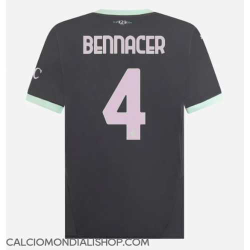 Maglie da calcio AC Milan Ismael Bennacer #4 Terza Maglia 2024-25 Manica Corta